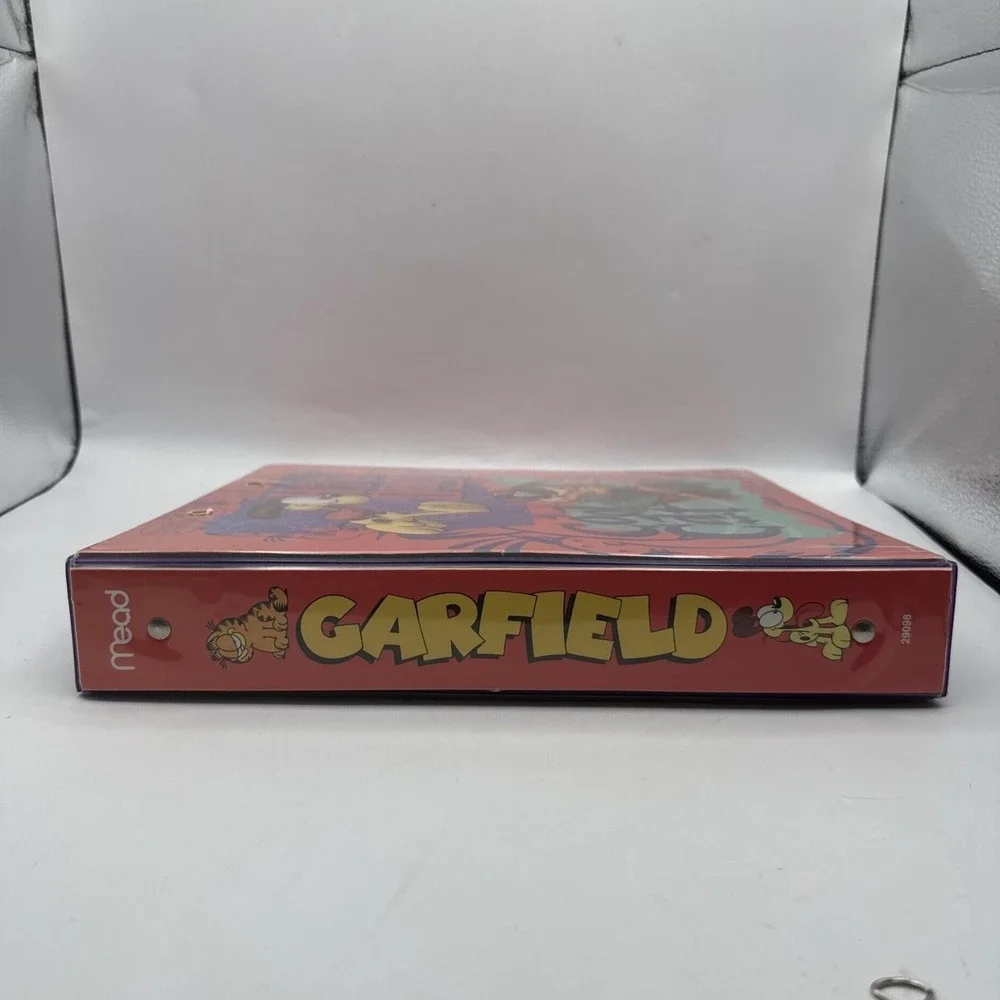 Vintage Garfield Mead 3-Ring Binder Planner Clipboard Metal Clip & Planner 1990s